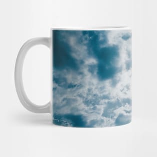 Blue cloudy sky Mug